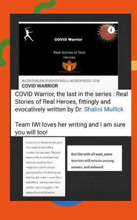 Covid warrior